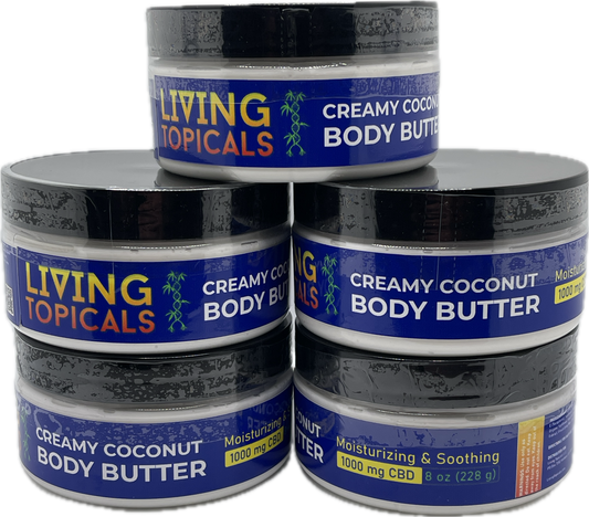 Creamy Coconut CBD Body Butter 8oz