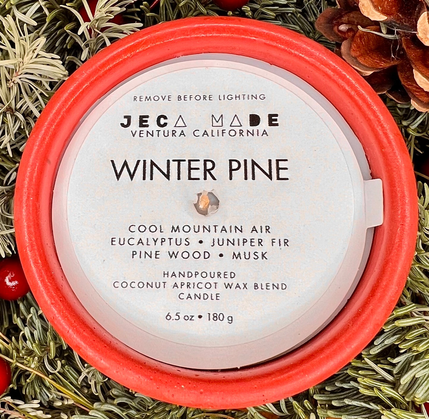 Jeca Made Winter Pine Candle